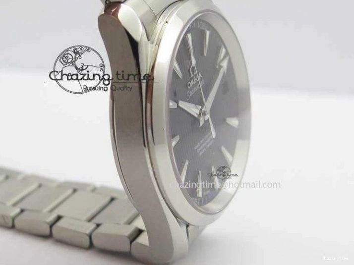 0313 Versatile Aqua Terra ‘PyeongChang 2018’ JHF Best Edition Black Dial On SS Bracelet A 8204